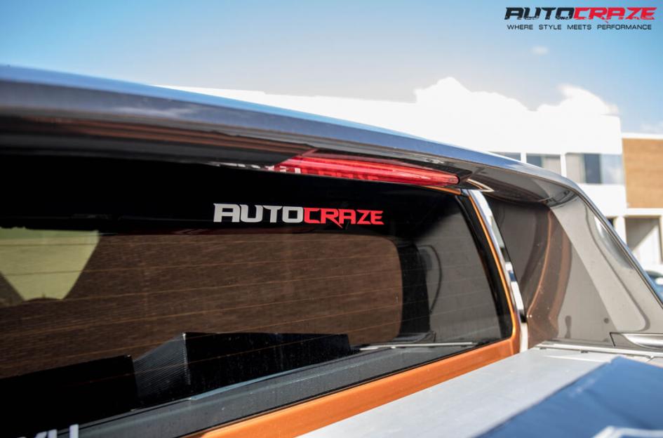 FORD RANGER ANZA MATTE BLACK WITH ANTHRACITE RING
